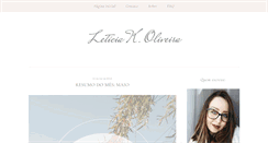 Desktop Screenshot of leticiakoliveira.com