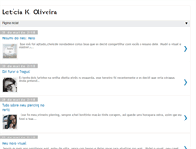 Tablet Screenshot of leticiakoliveira.com